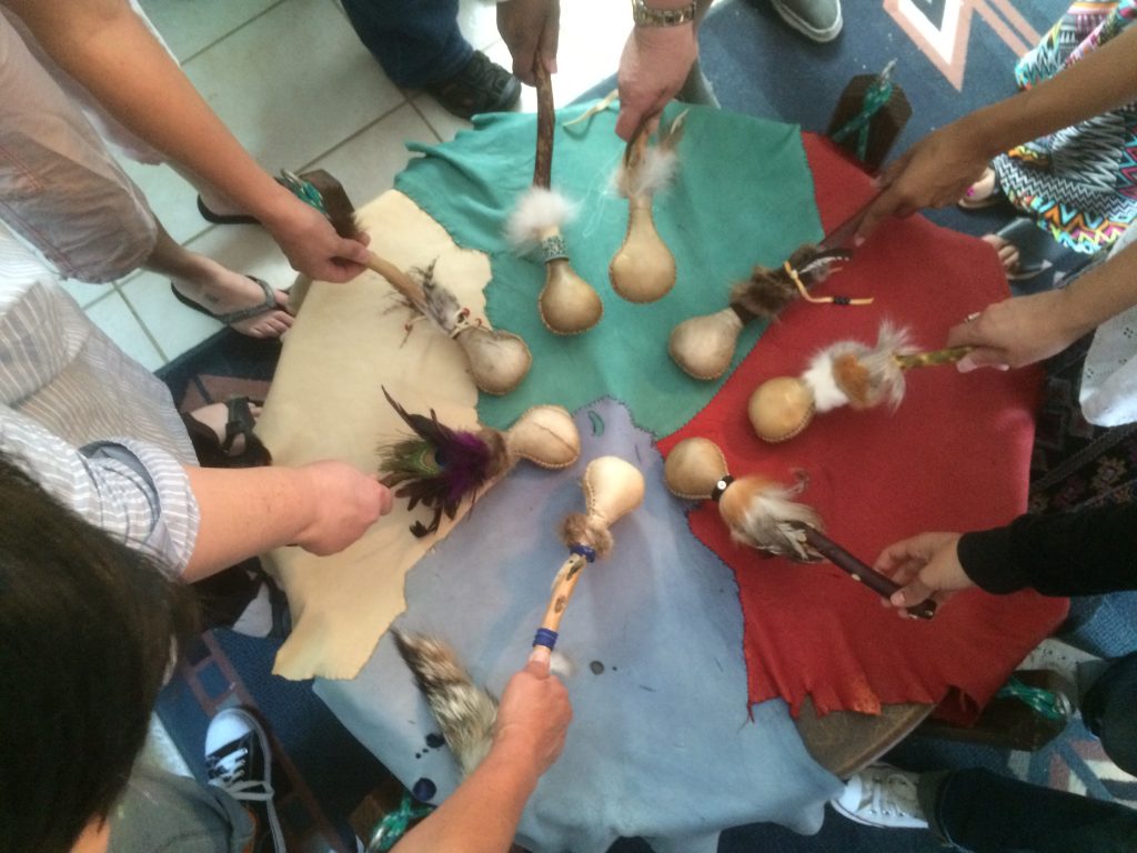 New rattles on the grandmother drum