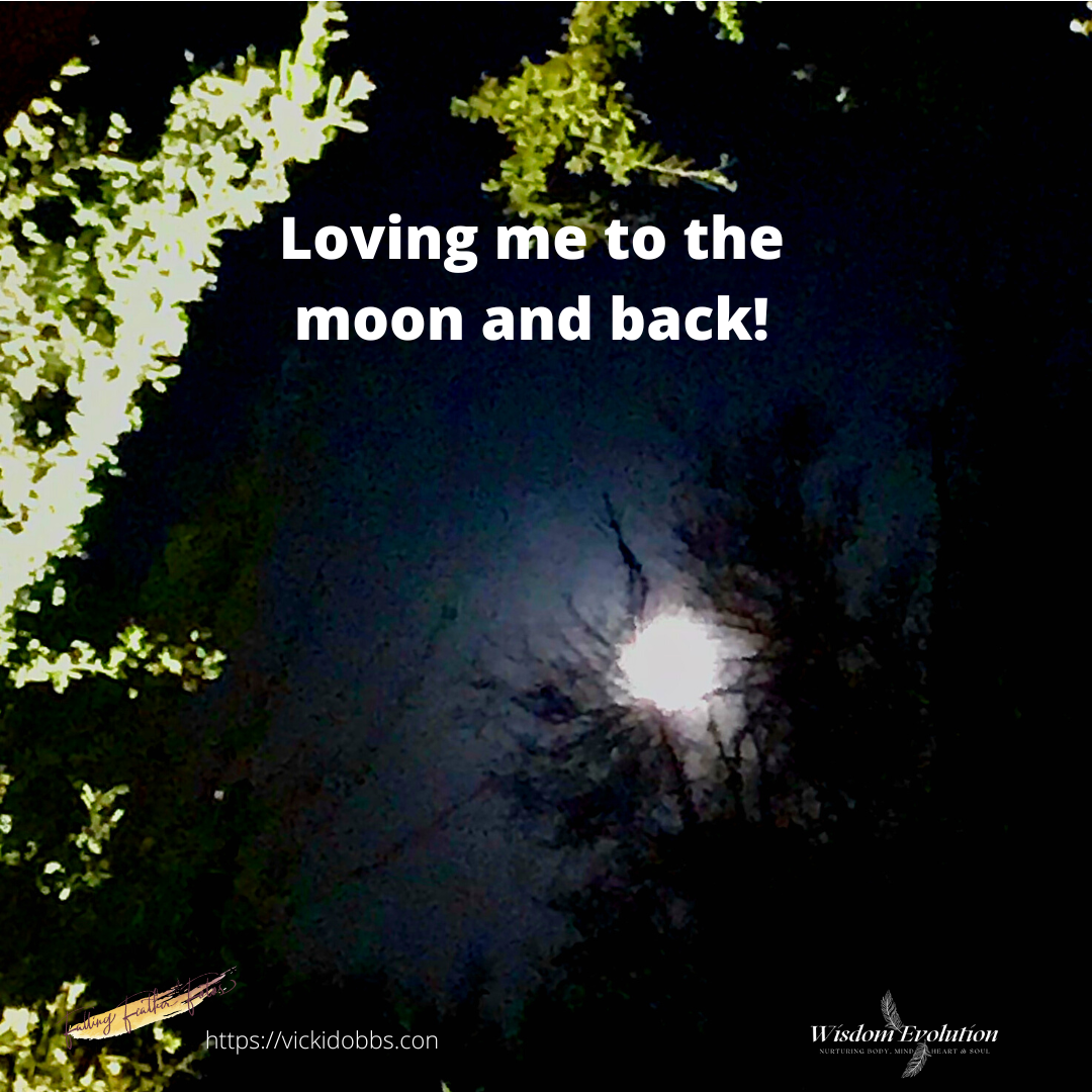 Loving me to the moon and back