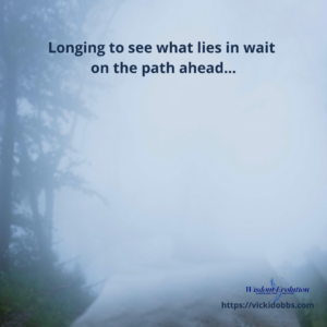 Seeing down the path ahead…