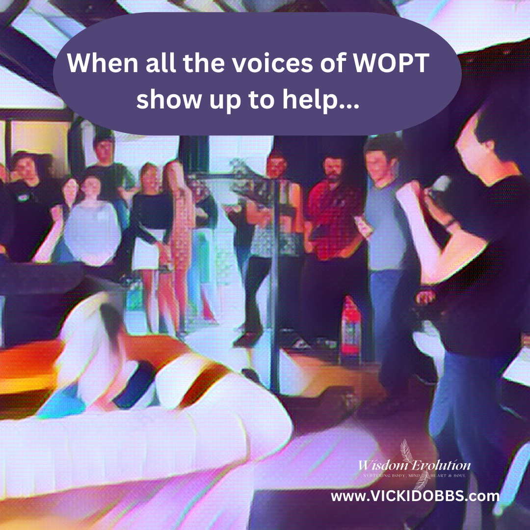 When all the voices of WOPT show up to help...