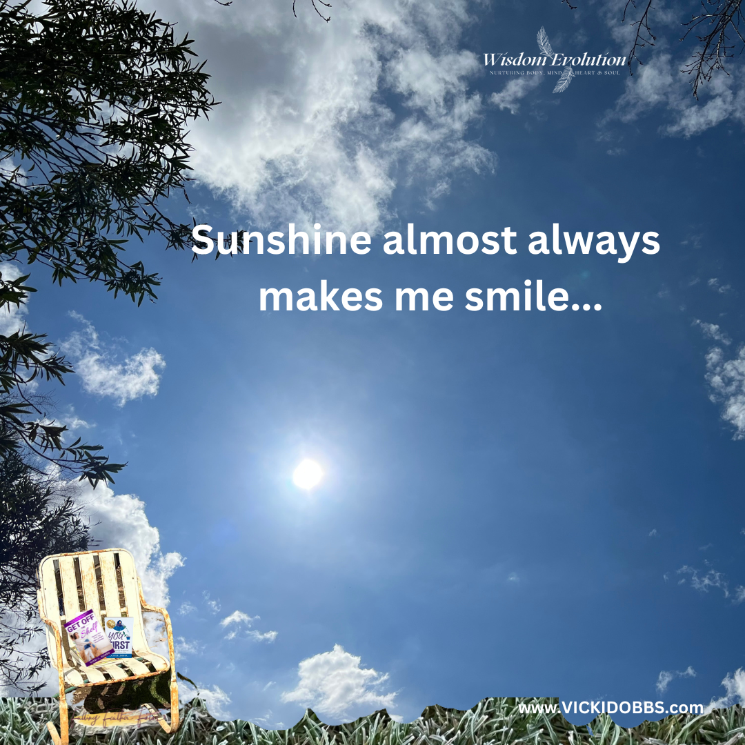 Sunshine almost always makes me smile…