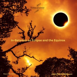 In between an eclipse and the equinox