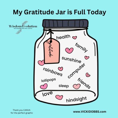 My Gratitude Jar is Full Today