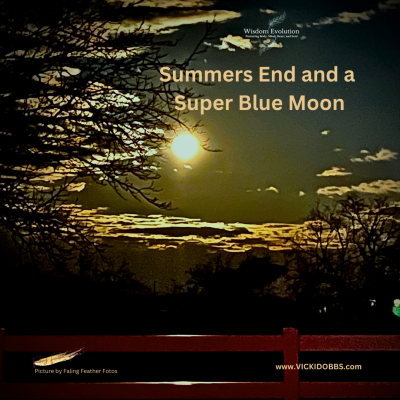 Summers End and a Super Blue Moon